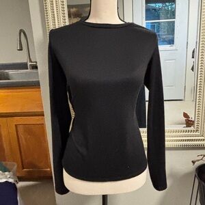 Two American Eagle Outfitters Soft & Sexy Plush Top - Maroon and black. Size S